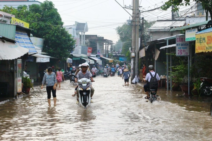 Triều cường từ ngày 22-24/11 có thể gây ngập sâu đến 60cm