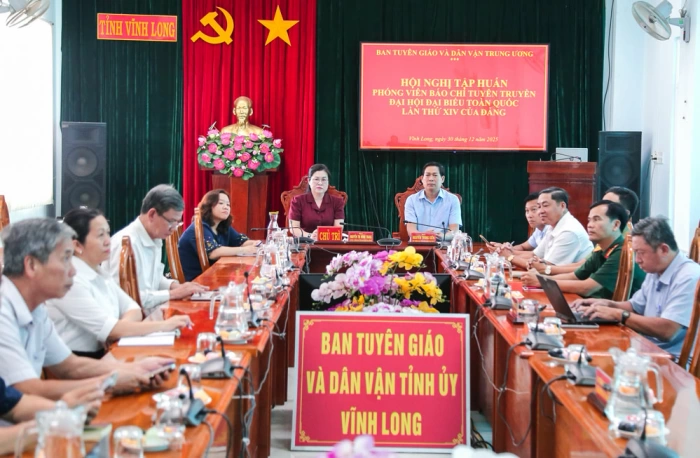 Tập huấn báo chí tuyên truyền Đại hội đại biểu toàn quốc lần thứ XIV của Đảng