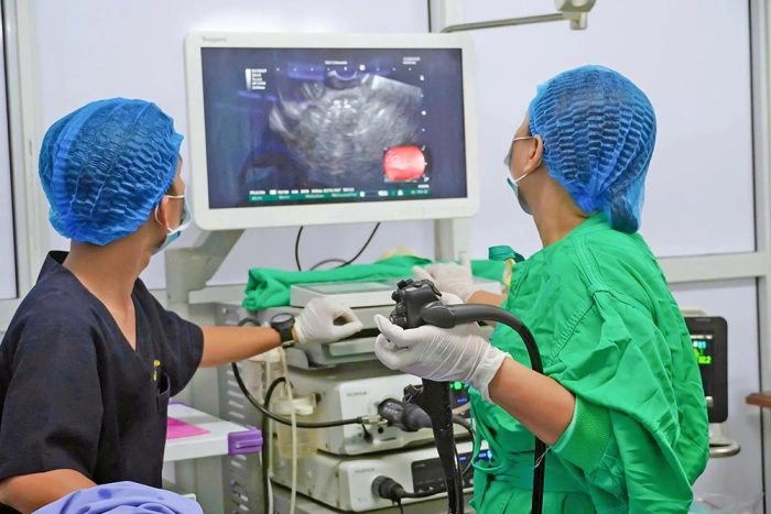 ĐBSCL lần đầu đặt stent LAMS dẫn lưu nang giả tụy lớn