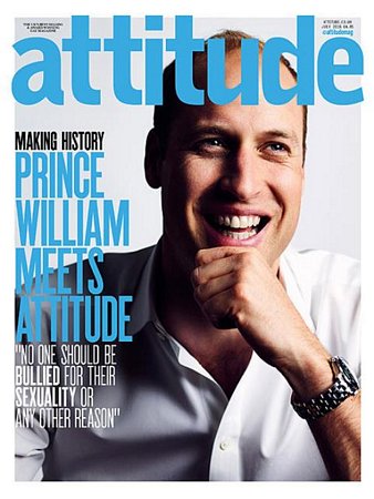 Hoàng tử Anh William trên trang bìa tạp chí dành cho cộng đồng LGBT