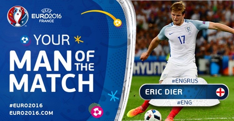 Trực tiếp ghi bàn bằng pha sút phạt cực đẹp, Eric Dier còn đóng góp vào lối đá quyến rũ và đầy mạnh mẽ của ĐT Anh trước Nga tại lượt trận đầu tiên Euro 2016.