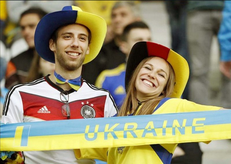 Tình yêu giữa Đức và Ukraine.