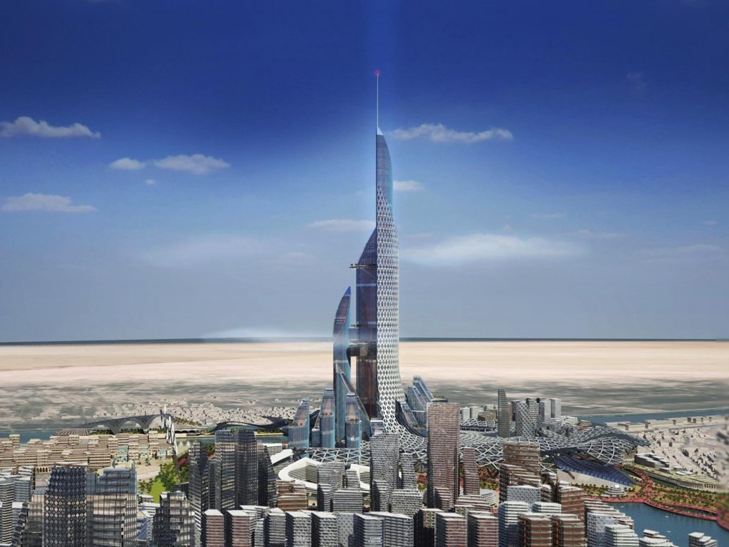 Năm 2026, tòa tháp The Bride của Iraq sẽ có một loạt tấm năng lượng mặt trời, cung cấp đủ năng lượng cần thiết. Tòa tháp sẽ có chiều cao 1.151 m, với công viên, văn phòng, nhà hàng và một hệ thống đường ray riêng.