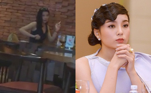 Gần đây nhất, ngày 11/7, trên mạng xuất hiện clip Kỳ Duyên phì phèo hút thuốc trong quán cà phê máy lạnh ở Hà Nội. Dư luận một lần nữa lại 