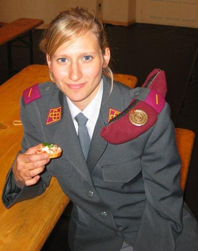 Nữ quân nhân Thụy Sỹ. 
