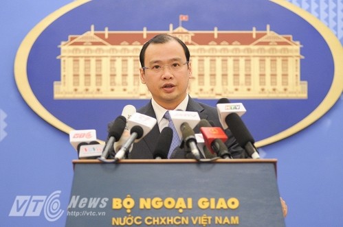 Ông Lê Hải Bình, người phát ngôn Bộ Ngoại giao Việt Nam - Ảnh: Tùng Đinh
