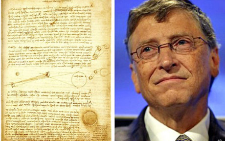 Ngoài việc chi “khủng” để tậu biệt thự, làm từ thiện…, tỷ phú giàu nhất thế giới Bill Gates còn “đầu tư” 30,8 triệu USD để mua cuốn sách khoa học viết bằng tay của danh họa Leonardo da Vinci