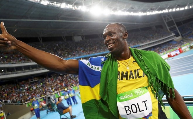 Bolt đã có 2 huy chương vàng tại Olympic Rio 2016. (Nguồn: Getty Images)