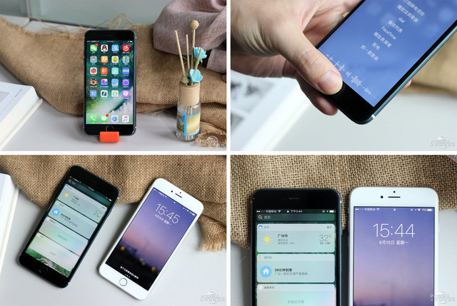 Trong tháng 8 vừa qua tại Trung Quốc, website PC online đã đăng tải loạt ảnh iPhone 7 Pro màu xanh hoạt động tốt trên nền iOS 10. Người dùng sẽ thấy không có nhiều cải tiến so với iPhone 6S trước đó nhưng vị trí camera và viền ăng-ten có chút thay đổi. Ngõ ra âm thanh của máy cũng sẽ sử dụng chung với cổng sạc Lightning.