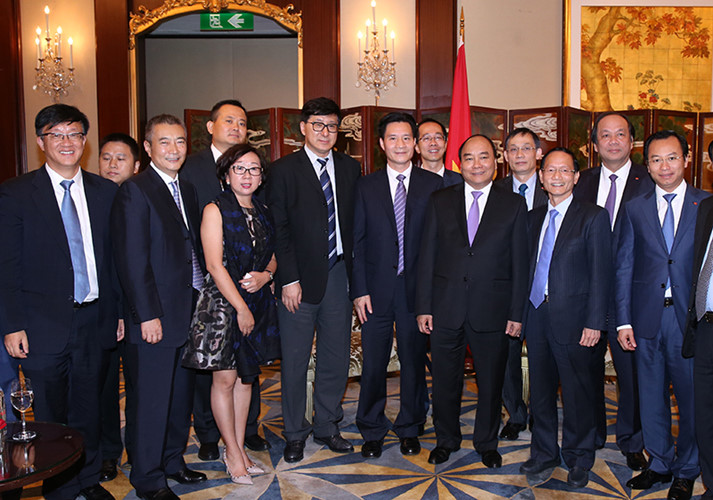 Chiều 14/9, Thủ tướng Nguyễn Xuân Phúc đã tiếp lãnh đạo một số tập đoàn, doanh nghiệp lớn tại Hong Kong.