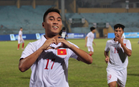 Bàn thắng vượt lên dẫn trước đã cởi bỏ hoàn toàn áp lực tâm lý cho U19 Việt Nam.