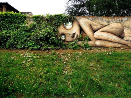 Bức tranh trên đường phố Oz, Pháp của nghệ sĩ Vinie Graffiti.
