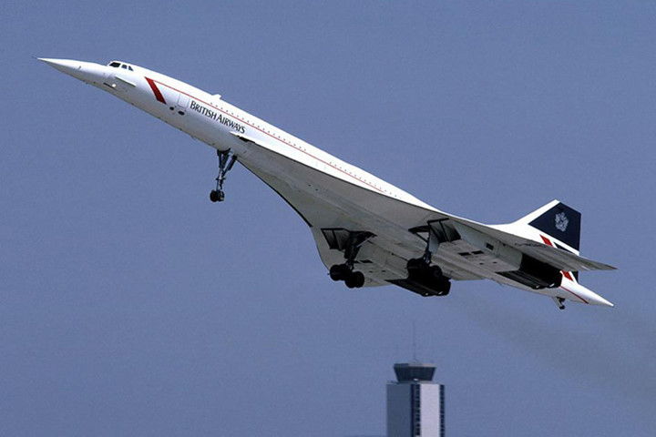 Máy bay siêu thanh Concorde nổi tiếng.