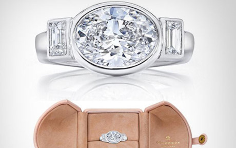 Chiếc nhẫn có đính kim cương hình bầu dục này có giá 118.095 USD