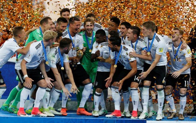 Tuyển Đức vô địch Confederations Cup 2017. Ảnh: REUTERS
