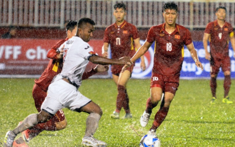 Kết thúc lượt trận đầu tiên vòng loại U23 châu Á 2018, U23 Việt Nam thắng 4 sao trước Timor Leste, trong khi U23 Thái Lan hòa thất vọng trước U23 Mông Cổ. Sau đây là BXH vòng loại U23 châu Á 2018 tạm thời (Ảnh: Bích Thùy).