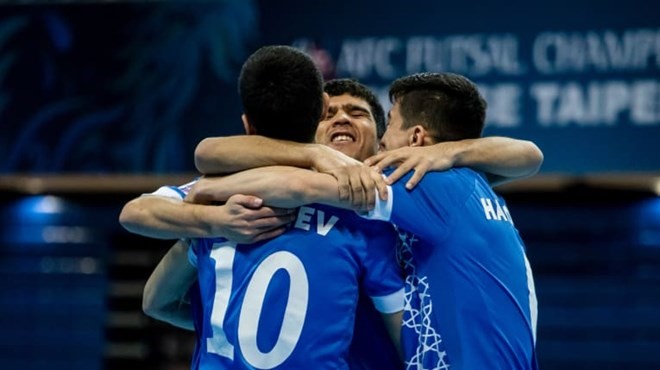 Tuyển Futsal Uzbekistan có sự khởi đầu hoàn hảo. (Nguồn: AFC)