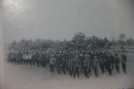 Bộ đội địa phương Cái Nhum chi viện cho tỉnh thành lập tiểu đoàn, chuẩn bị Chiến dịch Xuân Mậu Thân. Ảnh tư liệu chụp lại