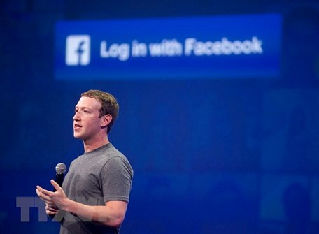 Giám đốc điều hành Tập đoàn Facebook Mark Zuckerberg. (Nguồn: AFP/ TTXVN)
