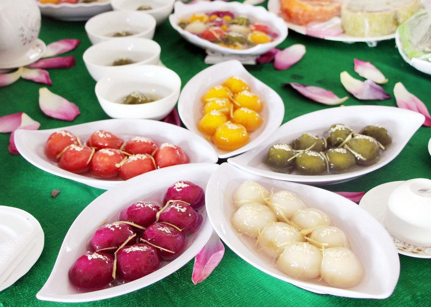  Những món ăn đa dạng, cách chế biến phong phú, mang đậm nét truyền thống lẫn hiện đại tại hội thi.