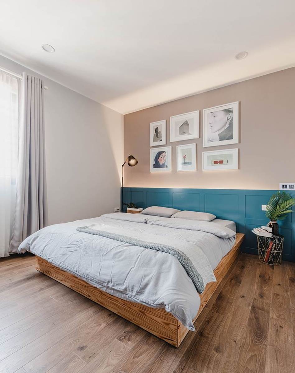  Phòng ngủ với thiết kế đơn giản nhưng tinh tế.