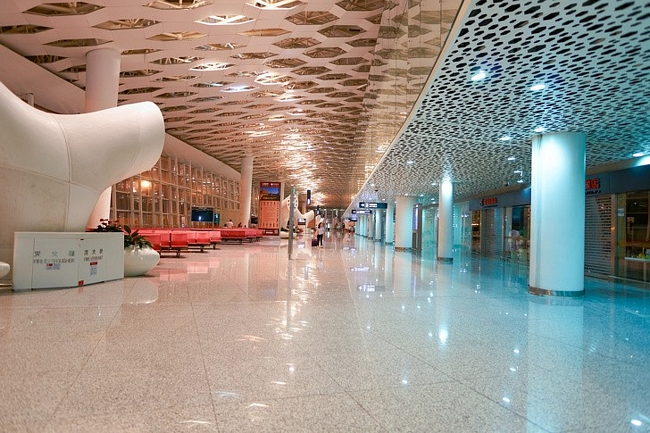 Vẻ đẹp hiện đại của sân bay Thâm Quyến Baoan.