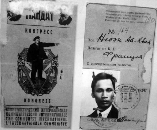  Thẻ đại biểu tư vấn cấp cho Nguyễn Ái Quốc để tham dự Đại hội lần thứ V Quốc tế Cộng sản, tổ chức tại Moskva, Nga, từ ngày 17/6 đến ngày 8/7/1924. (Ảnh: Tư liệu/TTXVN phát)