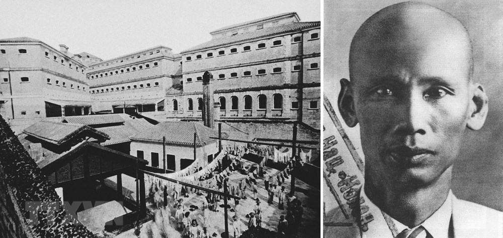  Ngục Victoria ở Hongkong, nơi giam giữ Nguyễn Ái Quốc (khi đó lấy tên là Tống Văn Sơ, ảnh phải) gần 20 tháng (từ ngày 6/6/1931 đến ngày 22/1/1933), trong thời gian Người hoạt động tại đây. (Ảnh: Tư liệu/TTXVN phát)