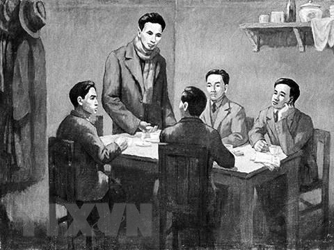  Từ ngày 6/1 - 7/2/1930, dưới sự chủ trì của đồng chí Nguyễn Ái Quốc thay mặt cho Quốc tế Cộng sản, Hội nghị hợp nhất các tổ chức Cộng sản thành lập Đảng Cộng sản Việt Nam họp ở bán đảo Cửu Long, thuộc Hong Kong (Trung Quốc). (Ảnh: Tư liệu/TTXVN phát)