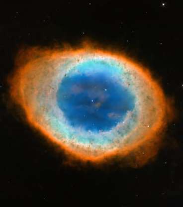 Vẻ đẹp ngoạn mục của chòm sao Thiên Cầm (Lyra) hay còn gọi là M57.