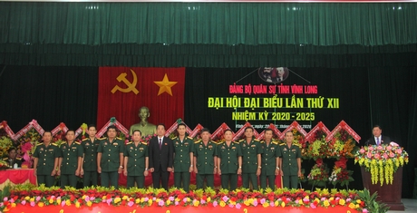 Ban Chấp hành Đảng bộ Quân sự tỉnh nhiệm kỳ 2020- 2025 ra mắt và nhận nhiệm vụ