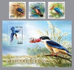 Phát hành bộ tem bưu chính góp phần bảo tồn loài chim bói cá