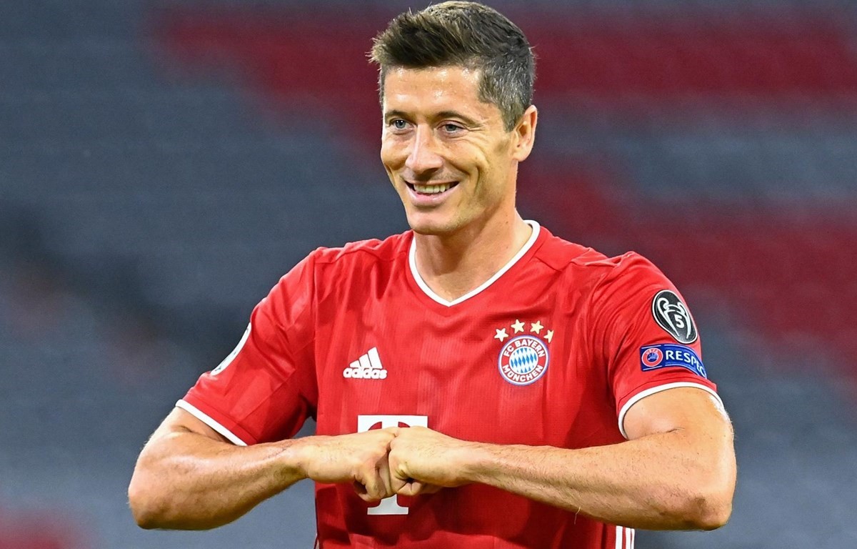 Lewandowski trải qua năm 2020 vô cùng ấn tượng trong màu áo Bayern. (Nguồn: Getty Images)