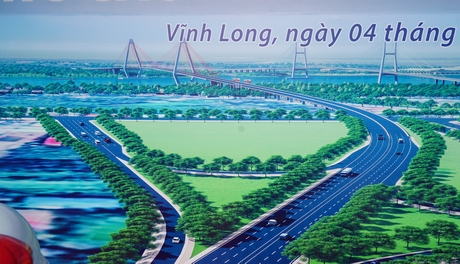 Phối cảnh một góc cao tốc Mỹ Thuận- Cần Thơ.