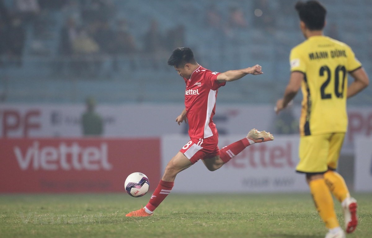 Viettel-Bình Dương là trận đấu thứ tư tại vòng 3 V-League dự kiến diễn ra cuối tuần này được hoãn lại. (Ảnh: Hiển Nguyễn/Vietnam+)