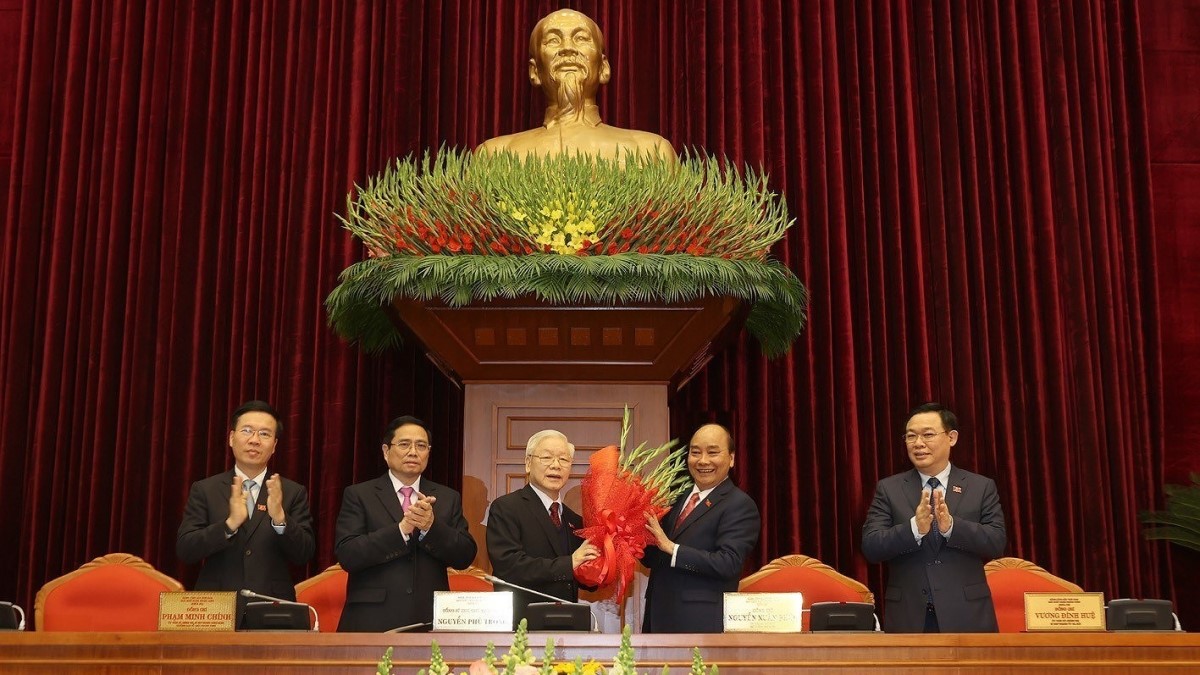 Tổng Bí thư, Chủ tịch nước Nguyễn Phú Trọng tiếp tục được bầu giữ chức Tổng Bí thư Ban Chấp hành Trung ương khoá XIII