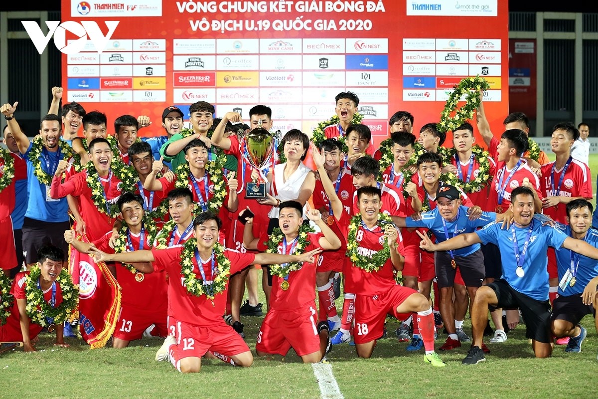 U19 PVF đăng quang giải vô địch quốc gia năm 2020.