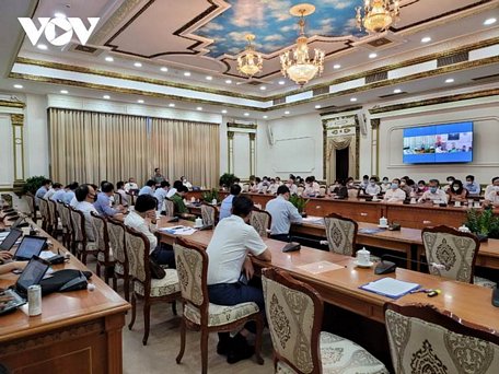  Thủ tướng Phạm Minh Chính làm việc với TP.HCM về tình hình dịch Covid-19.