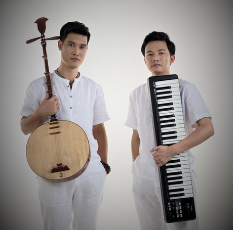 Nhạc sĩ Đặng Tiến Đạt (trái) và nhạc sĩ Nguyễn Bá Hùng - Ảnh: Facebook Nguyễn Bá Hùng