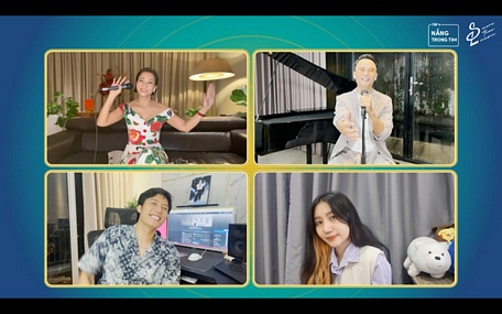  Ca sĩ Thu Minh, Hoàng Bách, Anh Tú, Orange lên sóng hát để sẻ chia