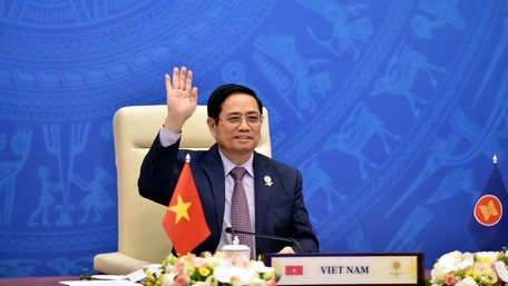  Thủ tướng Chính phủ Phạm Minh Chính tại Lễ bế mạc Hội nghị Cấp cao ASEAN lần thứ 38 và 39.