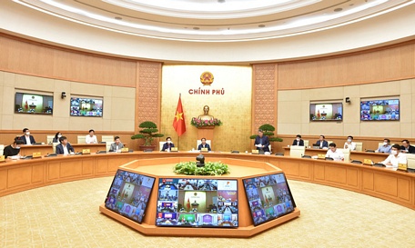  Phó Thủ tướng Lê Văn Thành chủ trì cuộc họp hoàn thiện quy hoạch vùng đầu tiên - Ảnh: Đức Tuân