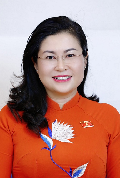 Đồng chí Nguyễn Thị Minh Trang  Tỉnh ủy viên, Bí thư Huyện ủy Mang Thít