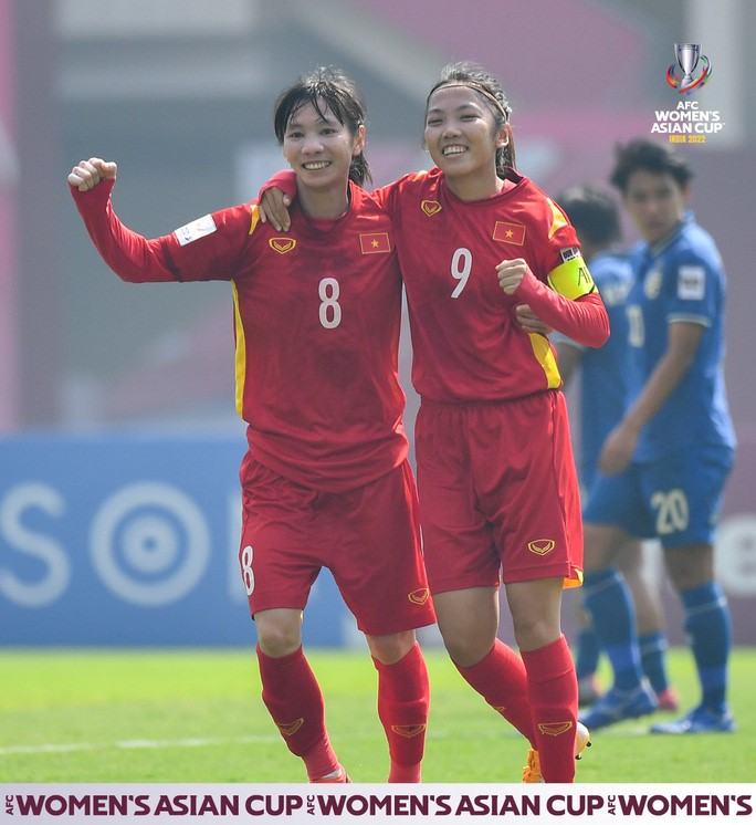 The AFC cũng ấn tượng với thành tích của bóng đá nữ Việt Nam