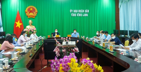 Tỉnh Vĩnh Long dự hội nghị trực tuyến triển khai Nghị quyết số 11/NQ-CP của Chính phủ.