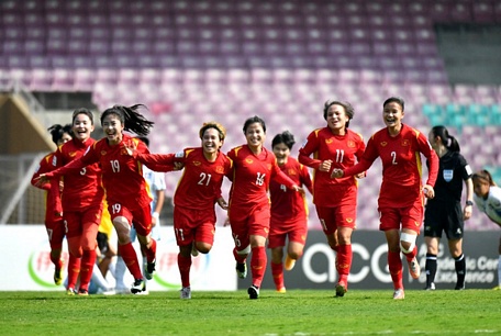  Đội tuyển nữ Việt Nam đã giành những chiến thắng quan trọng dù gặp khó khăn do dịch bệnh - Ảnh: VFF