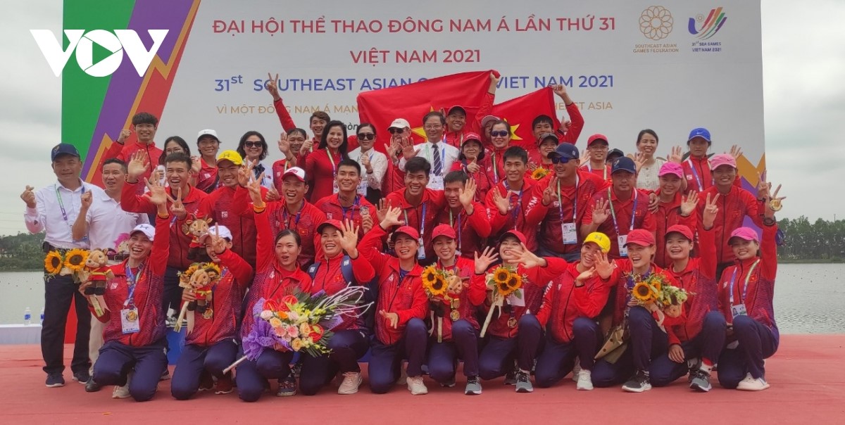 Đoàn Thể thao Việt Nam có 13 HCV trong ngày 14/5. (Ảnh: Thanh Nga). 