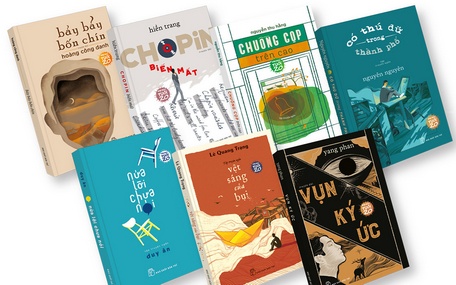 7 tác phẩm đạt giải thưởng “Văn học Tuổi 20” lần 7. Ảnh: NXB Trẻ