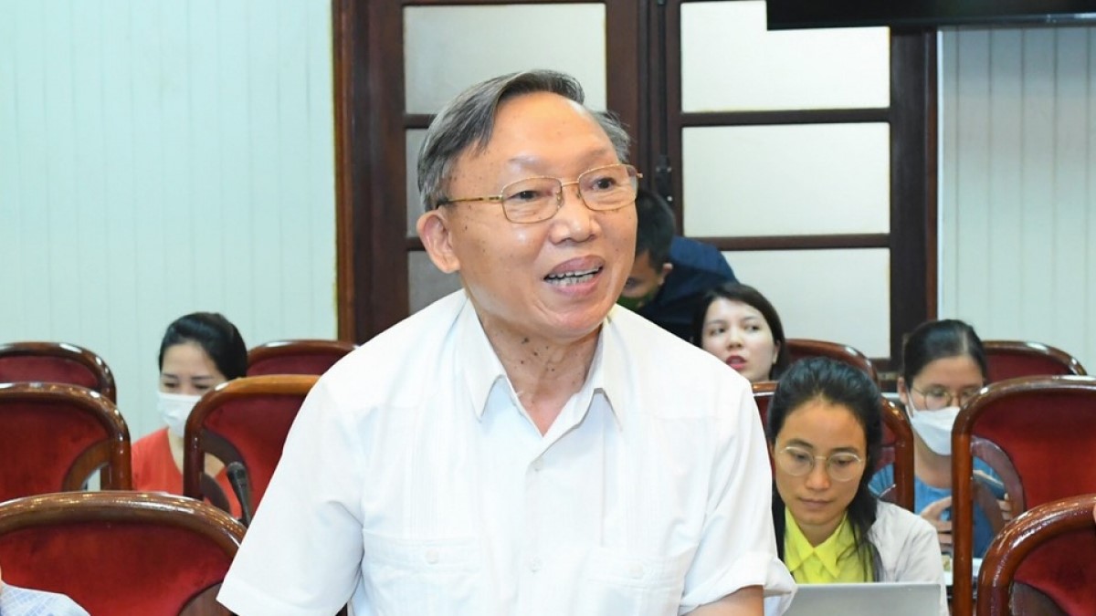 Ông Bùi Đình Bôn, nguyên Thư ký Khoa học Hội đồng Lý luận Trung ương