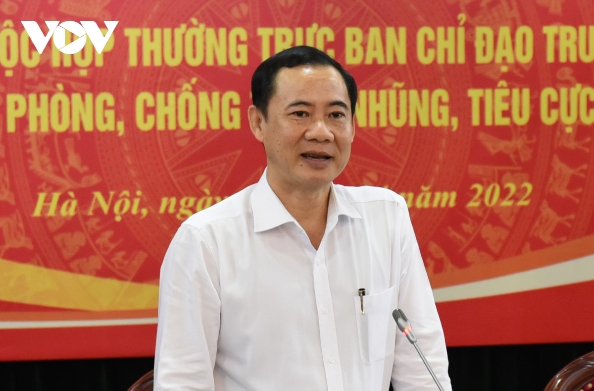 Phó Trưởng Ban Nội chính Trung ương Nguyễn Thái Học (Ảnh: Kim Anh)